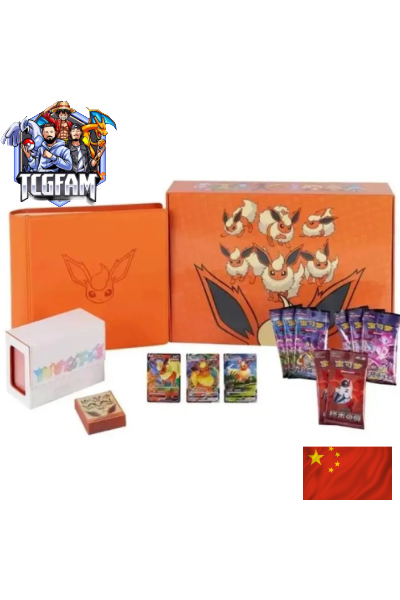 Pokemon - Eevee Flareon GX Gift Box Exclusive - CHN