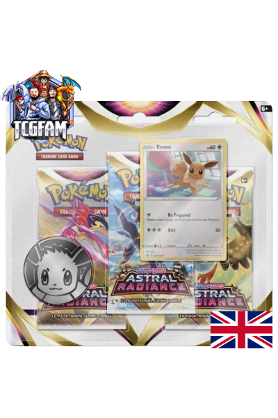 Pokemon - Sword & Shield - Astral Radiance 3 Booster Blister - ENG